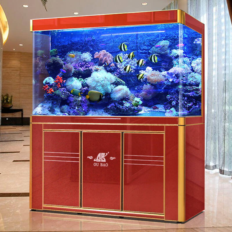 歐寶1.2米大型生態水族箱 一缸碧水，靈動空間的藝術